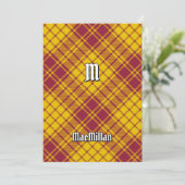 Invitation Clan MacMillan robe Tartan (Debout devant)