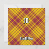 Invitation Clan MacMillan robe Tartan (Devant)