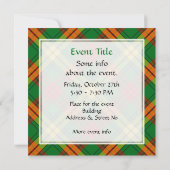 Invitation Clan MacMillan Tartan (Dos)