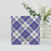 Invitation Clan MacPherson robe bleue Tartan (Debout devant)