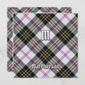 Invitation Clan MacPherson robe Tartan (Devant / Derrière)
