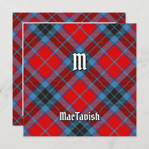 Invitation Clan MacTavish Tartan