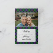 Invitation Clan Malcolm Crest over Tartan (Intérieur)