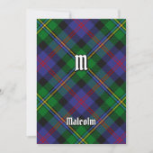 Invitation Clan Malcolm Tartan (Devant)