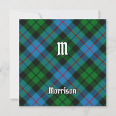 Invitation Clan Morrison Chasse Tartan (Devant)