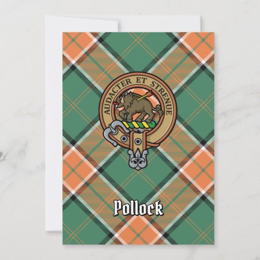 Invitation Clan Pollock Crest (Dos)