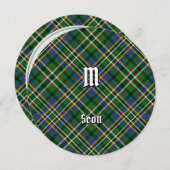 Invitation Clan Scott Green Tartan (Devant / Derrière)