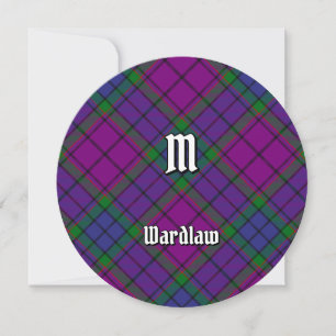 Invitation Clan Wardlaw Tartan