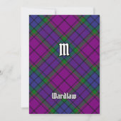 Invitation Clan Wardlaw Tartan (Devant)