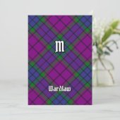 Invitation Clan Wardlaw Tartan (Debout devant)