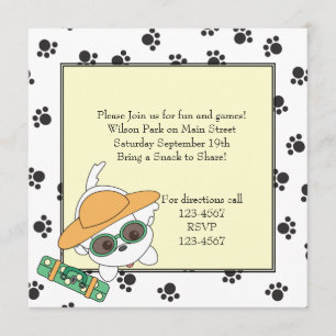 Invitation Clancey part en voyage