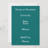 Invitation Clara et Nutcracker (Dos)