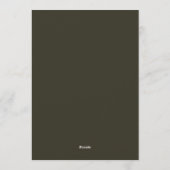 Invitation Claret Indigo Rembrandt Mariage (Dos)