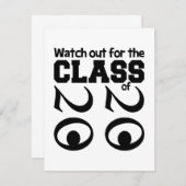 Invitation CLASS OF 2020 invitation, personnalisable (Devant / Derrière)