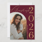 Invitation Class of 2026 Arch Photo Graduation Party (Devant)