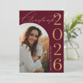 Invitation Class of 2026 Arch Photo Graduation Party (Debout devant)
