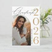 Invitation Class of 2026 Arch Photo Graduation Party (Debout devant)