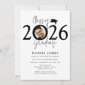 Invitation Class Of 2026 Graduate | Photo Graduation Party (Devant)