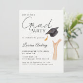 Invitation Class of 2027 Graduation Party Invite (Debout devant)
