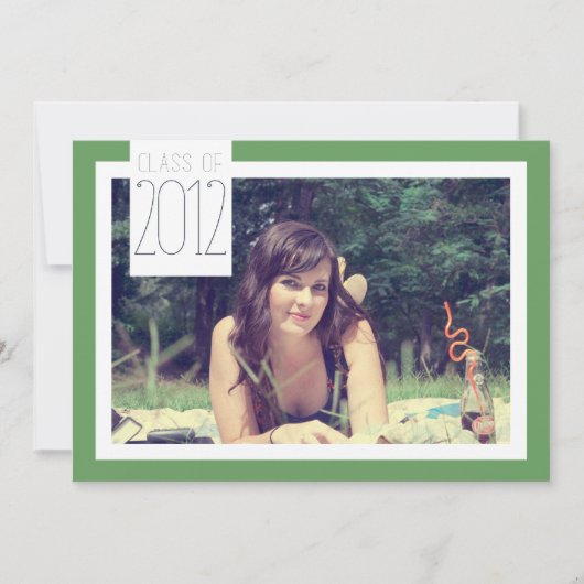 Invitation Classe 2012 - Célébration des diplômes (Devant)