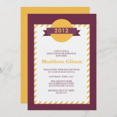 Invitation Classe 2012 - Célébration des diplômes (Devant / Derrière)