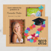 Invitation Classe 2012 Lei Graduation SCROLL DOWN pour 2013 (Devant / Derrière)