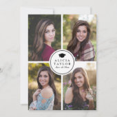 Invitation Classe accomplie, annonces d'obtention du diplôme (Devant)