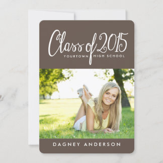 Invitation Classe amusante de 2015 Photo Graduation Party Inv