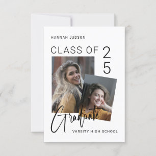 Invitation Classe Branchée De 25 2 Photos Graduation Party