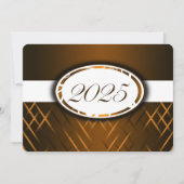 Invitation Classe Brown et blanche du Parti 2025 (Devant)