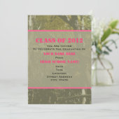Invitation Classe Camo & Pink De L'Invitation De Diplôme 2012 (Debout devant)