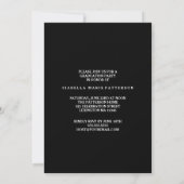 Invitation Classe chic de 2015 Photo Graduation Party (Dos)