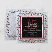 Invitation Classe Cristaux & Pierres précieuses 15e Anniversa (Devant / Derrière)