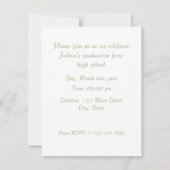 Invitation Classe de (Dos)