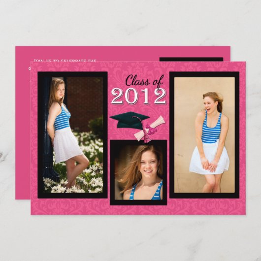 Invitation Classe de 2012 BAS pour 2013 (Devant / Derrière)