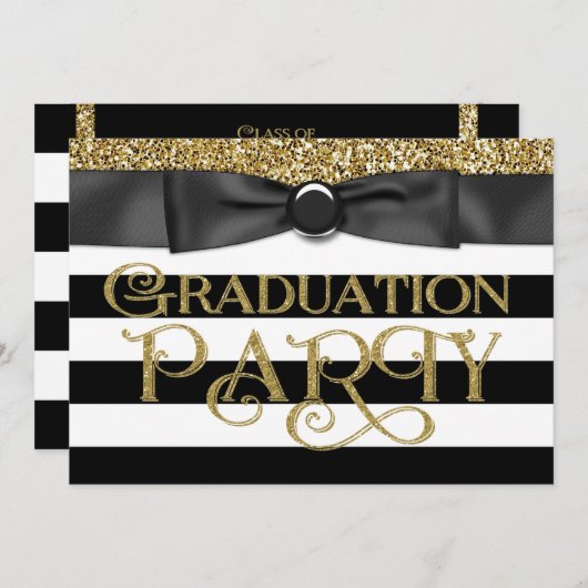 Invitation Classe de 2015 Graduation (Devant / Derrière)