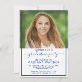 Invitation Classe de 2022 Photo Lycée Graduation Party I (Devant)