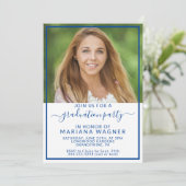 Invitation Classe de 2022 Photo Lycée Graduation Party I (Debout devant)