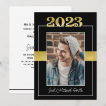 Classe de 2023 Black & Gold Graduation Party