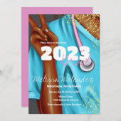 Invitation Classe de 2023 Infirmière Médicale (Devant / Derrière)
