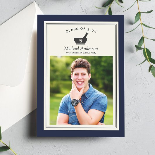 Invitation Classe de 2023 Pharmacy School Graduation Party