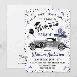 Invitation Classe de 2024 DRIVE BY Graduation Party