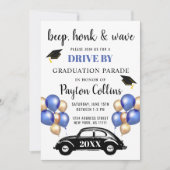 Invitation Classe de 2024 DRIVE BY PHOTOS Graduation Party (Devant)