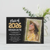 Invitation Classe de 2024 Photo Graduation Party (Debout devant)