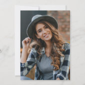 Invitation Classe de 2025 Gold and Black Graduation Party (Dos)