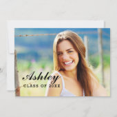 Invitation Classe de 2025 Graduate Photo Graduate Party (Devant)