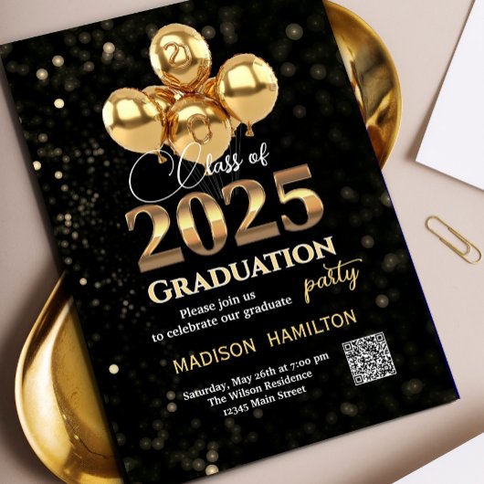 Invitation Classe de 2025 Graduation Party