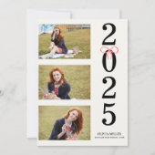 Invitation Classe de 2025 Graduation Photo Parti moderne seni (Devant)