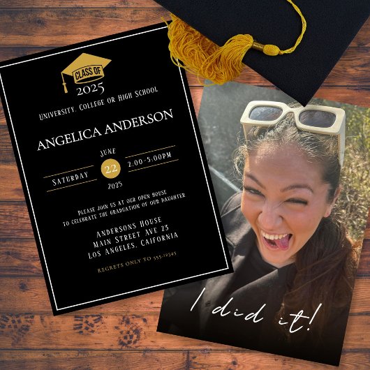 Invitation Classe de 2025 "Je l'ai fait"