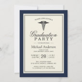 Invitation Classe de 2025 Médicale School Graduation Party (Dos)